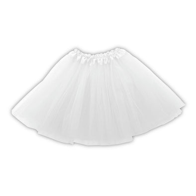 Fluffy skirt white tulle skirt01