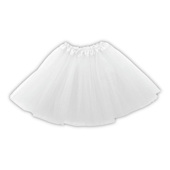 Fluffy skirt white tulle skirt01