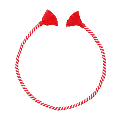 Easy twist headband red/white01