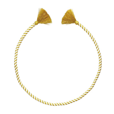Easy twist headband gold/white01