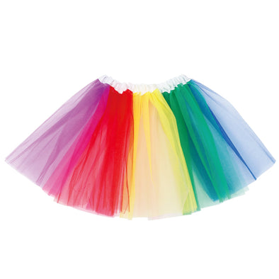 Fluffy skirt rainbow tulle skirt01