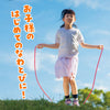 Colored wooden pattern jump rope red01