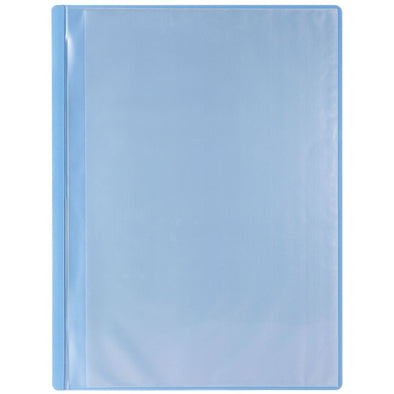 Thin clear book A4 horizontal 10 pockets blue01