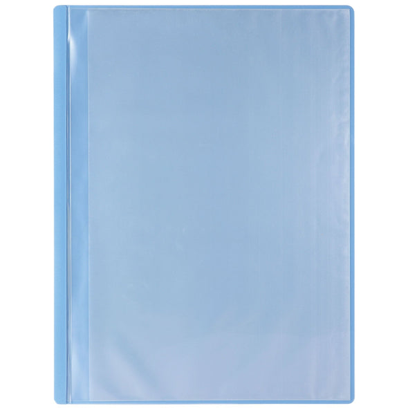 Thin clear book A4 horizontal 10 pockets blue01
