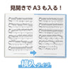 Thin clear book A4 horizontal 10 pockets blue03