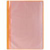 Thin clear book A4 horizontal 10 pockets orange01