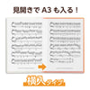 Thin clear book A4 horizontal 10 pockets orange03