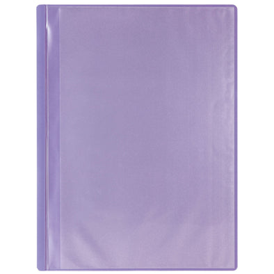 Thin clear book A4 horizontal 10 pockets purple01