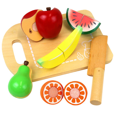 Wooden play set fruit01