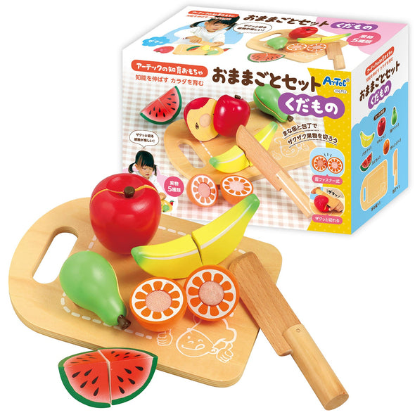 Wooden play set fruit015
