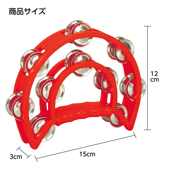 Danstambourine medium red05