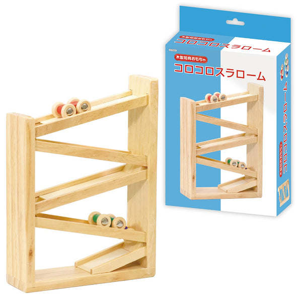 Wooden rolling slalom010