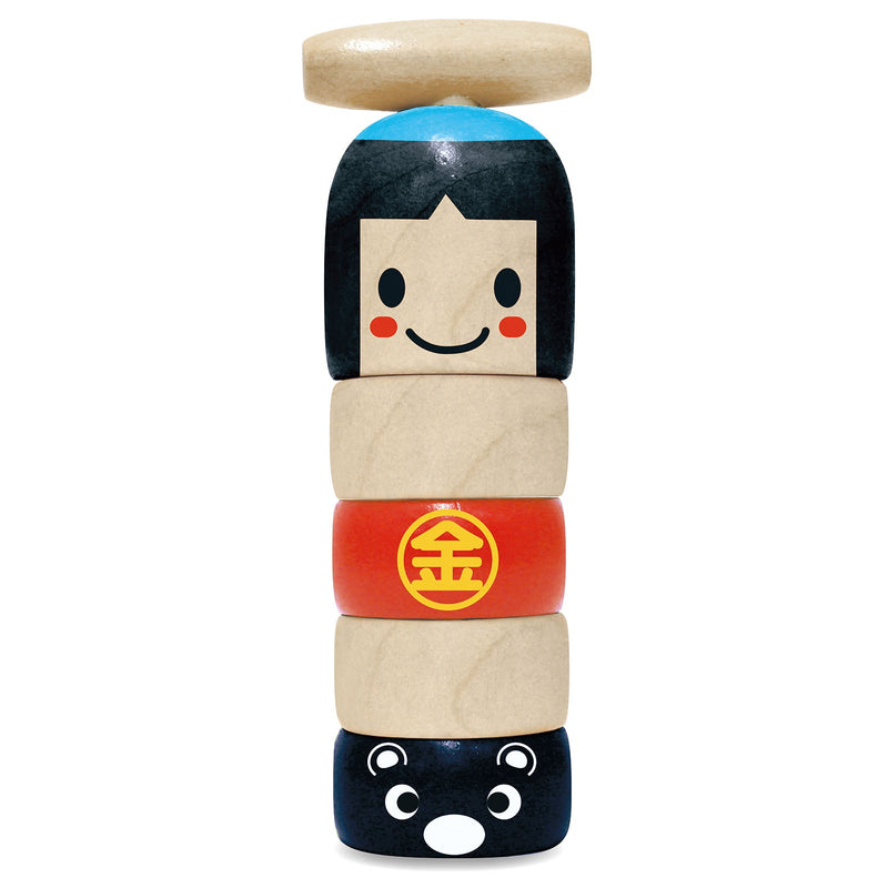 Kintaro Daruma Otoshi (wooden toy)
