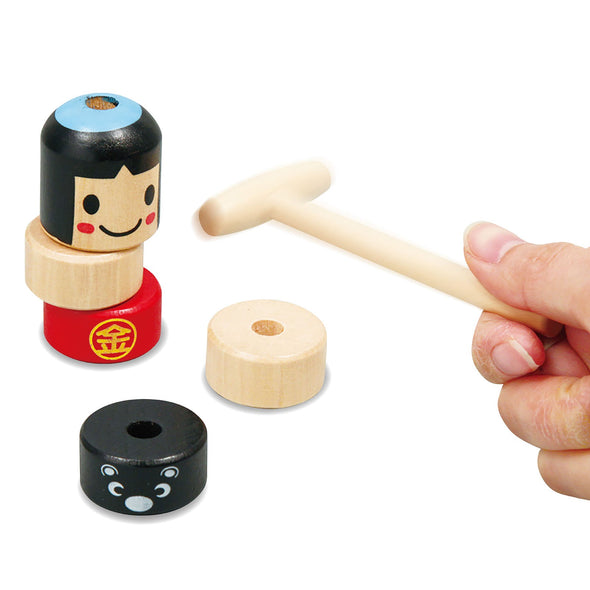 Kintaro Daruma Otoshi (wooden toy)01