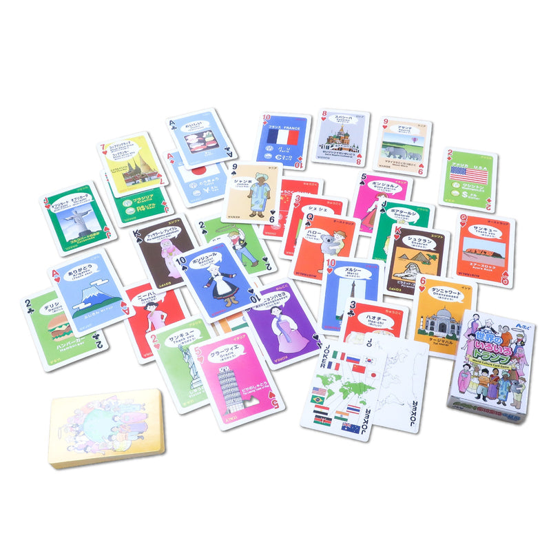 Various playing cards from around the world