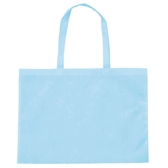 Work storage bag made of large non-woven fabric light blue01
