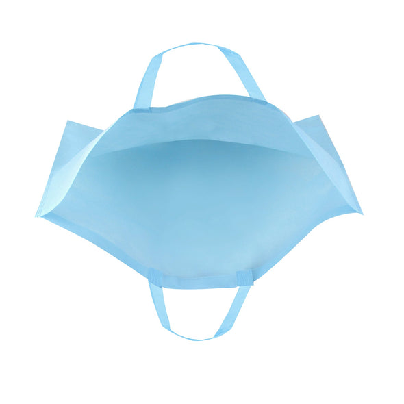 Work storage bag made of large non-woven fabric light blue01