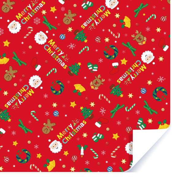 Wrapping paper Christmas pattern01