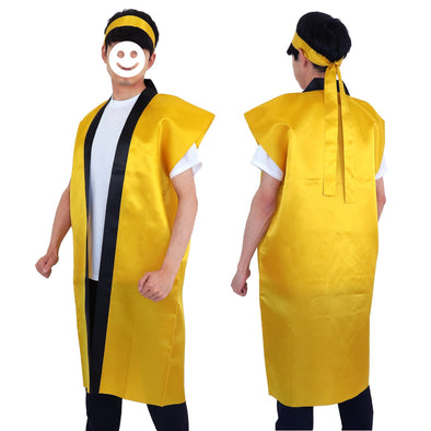 Satin Long Happy Gold L (with headband)01
