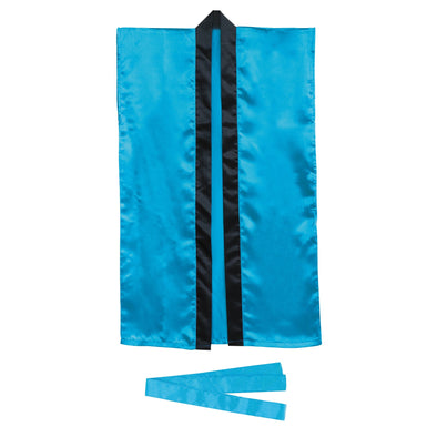 Soft satin long happy S blue (with headband)01