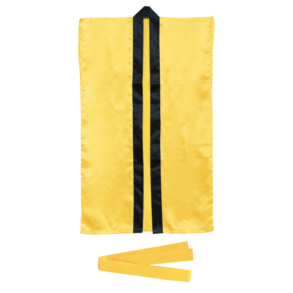 Soft satin long happy S yellow (with headband)01