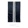 Soft satin long happy S black/silver collar (with headband)01