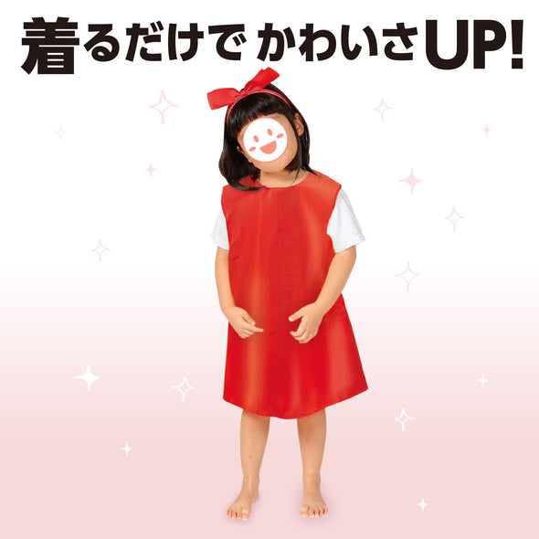 Soft satin one piece J red03
