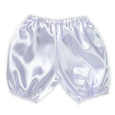 Soft satin pumpkin pants J white01