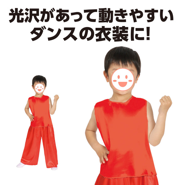 Soft satin shirt J red02