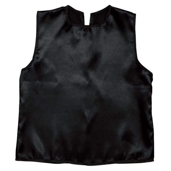 Soft satin shirt J black01
