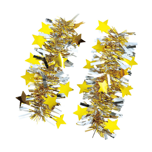 Glitter patch wristband silver/gold 2 piece set01