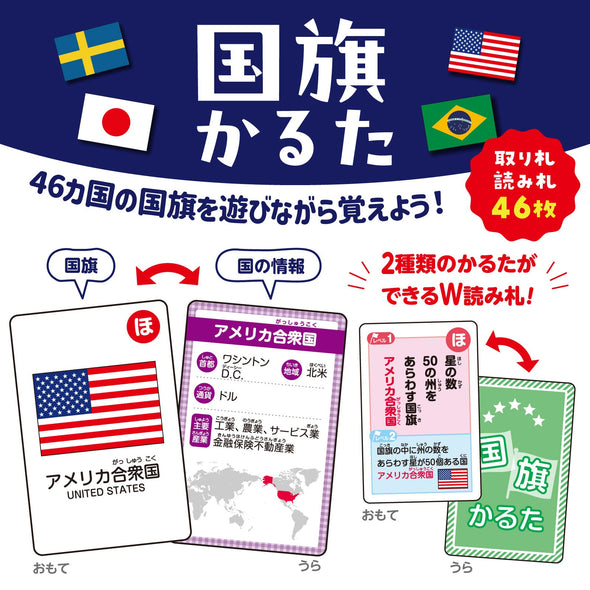 Popular karuta set of 4 proverbs/constellations/national flags/prefectures02