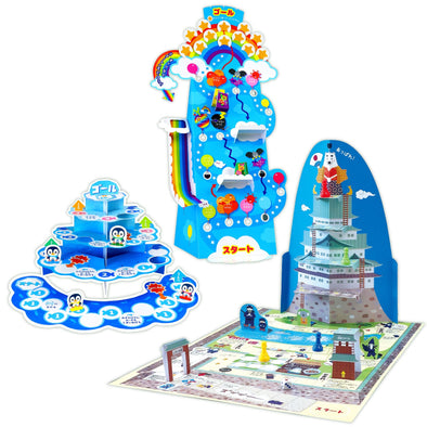 Three-dimensional Sugoroku 3-piece set01