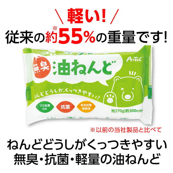 Odorless/antibacterial oil clay 370g01