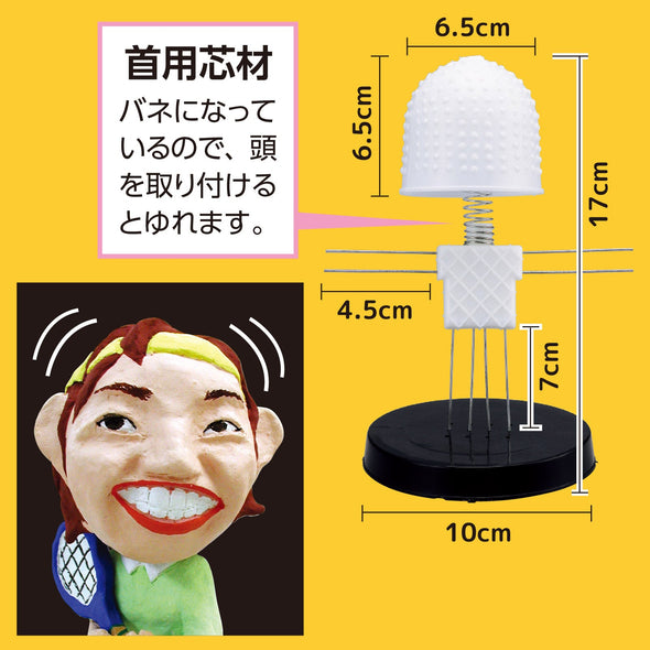 Shaking-head doll core material (Big Leaguer doll)02