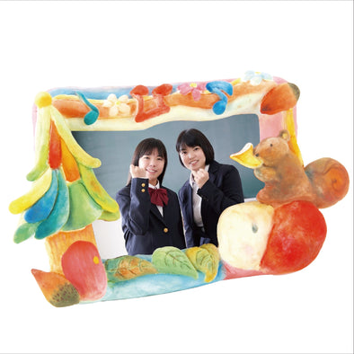 Clay photo frame (made of plastic)01