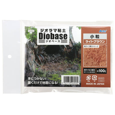 Diorama clay Geobase light brown 100g small grains01