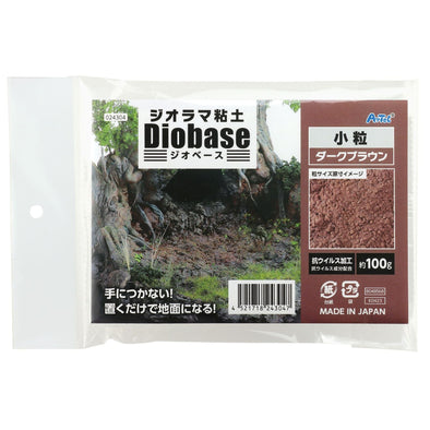 Diorama clay giobase dark brown 100g small grains01