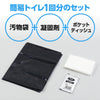 Toilet stock with pocket tissue for one use01