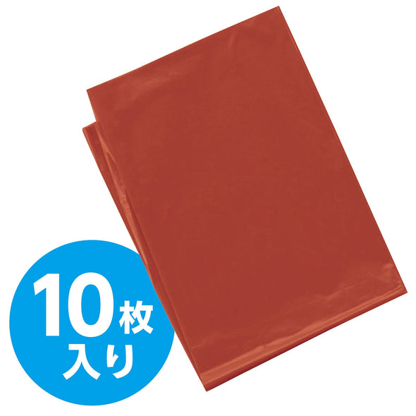 Tea color vinyl bag (set of 10)01