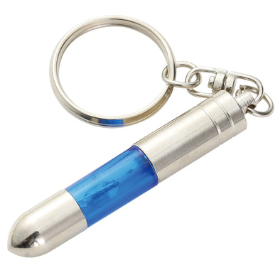 Static electricity removal key holder blue01
