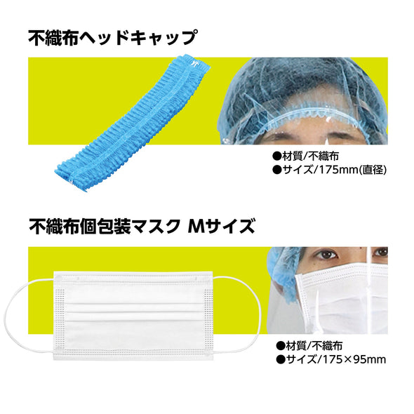 Set of 6 types of infection control measures04