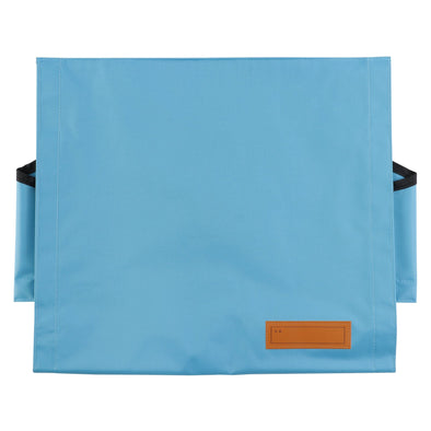 Backrest cover light blue [for disaster prevention hoods]01
