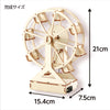 Wooden ferris wheel assembly kit05