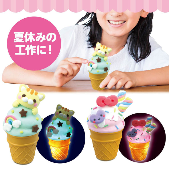 Ice cream lantern made from clay03