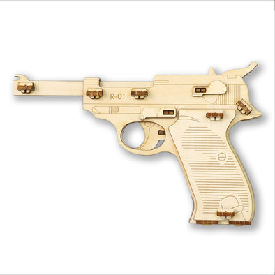 Wooden single-shot rubber band gun01