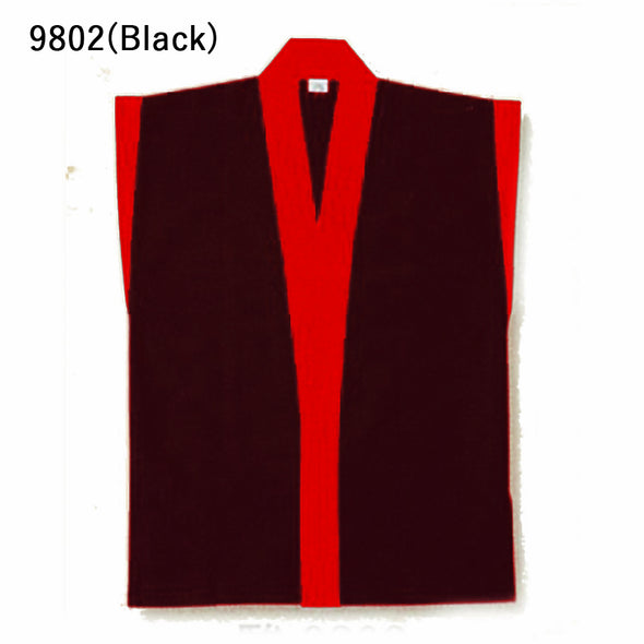 Sleeveless Happi Shun 9803(red) 9802(black)