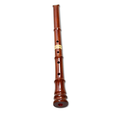 Rosewood Shakuhachi (w/ Node) (Curved End) (Tozan) - Taiko Center Online Shop