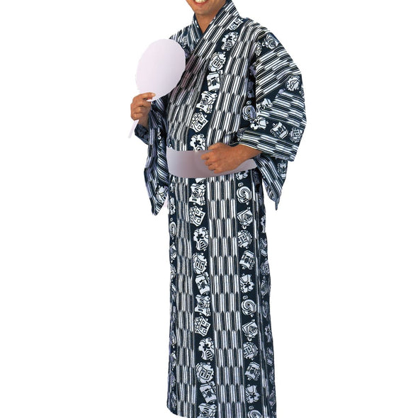 Yukata Robe Sugi 2332 for Men's - Taiko Center Online Shop