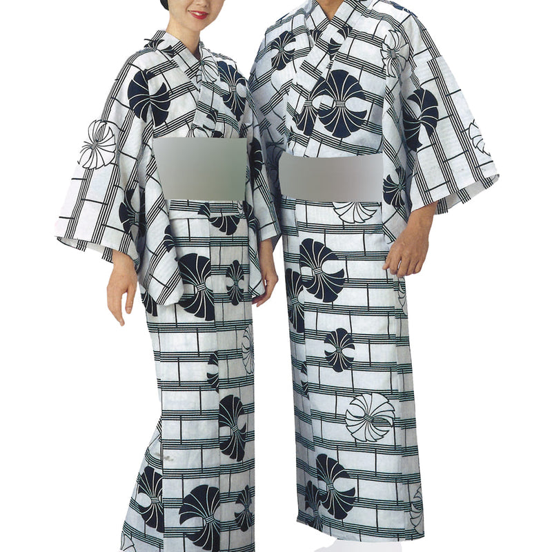 Yukata Robe Sugi 2344 for Men's and Women's